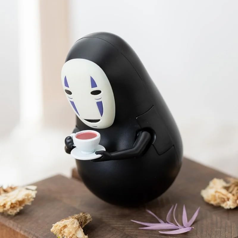 More! Wobbly Roly-Poly Collection YR-MC04 Spirited Away Tea Cup and Kaonashi