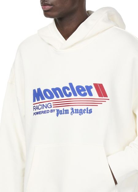 MONCLER GENIUS x Palm Angels - コットン製 フーディーセーター - Image 4