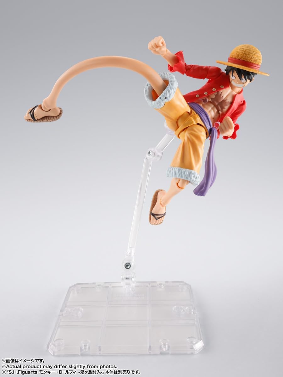 BANDAI SPIRITS S.H. Figuarts ONE PIECE Monkey D. Luffy - Dawn of Adventures - Rubber Rubber Optional Parts Set, Approx. 5.7 inches (145 mm), PVC & ABS Pre-painted Option Parts