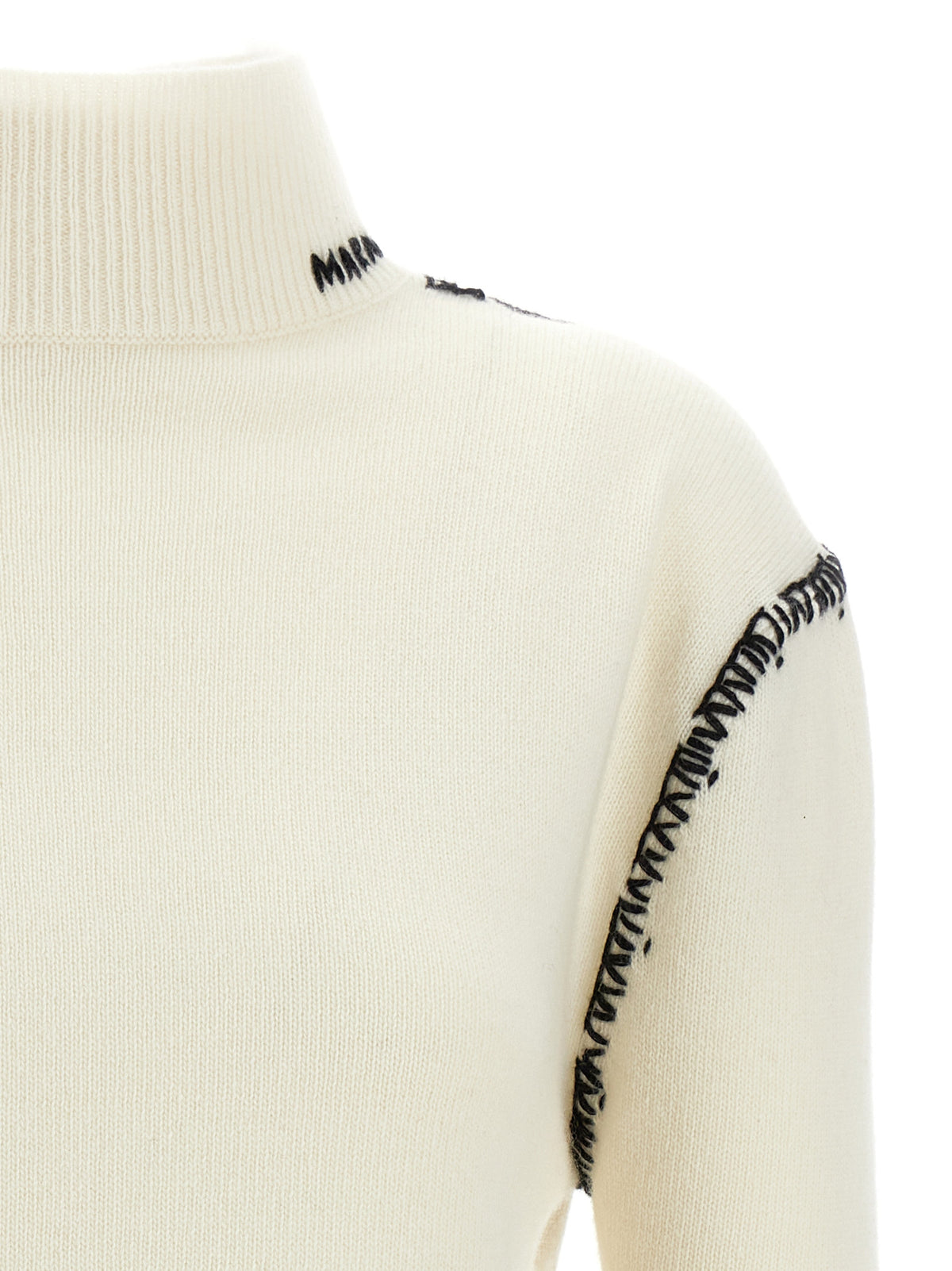 Marni Marni Mendingディテールカーディガン - Image 4