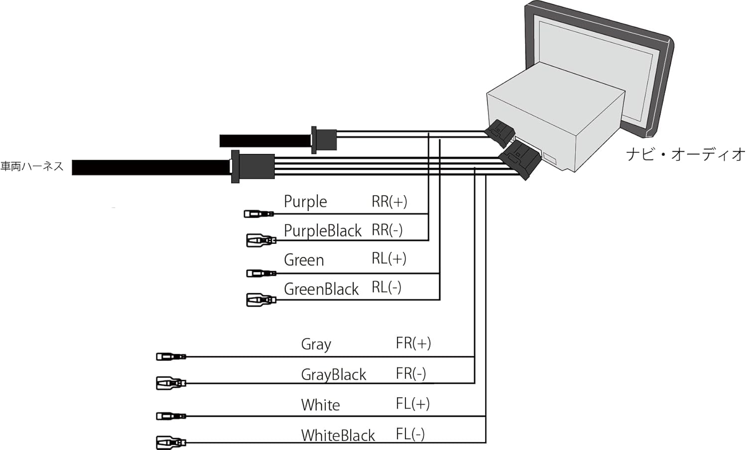 JOYN Toyota Daihatsu 10 Pin 6 Pin Speaker Output Removal Harness [Part Number] TD106