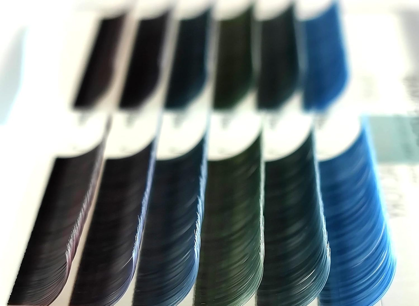 Eyelash Extensions Flat Color (Gurege MIX) J/C/CC/D Curl 0.15mm (8-13mm) (C Curl, 10/11mm)