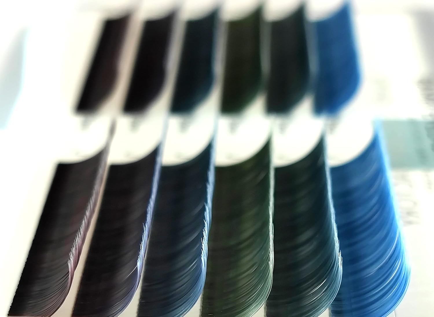 Eyelash Extensions Flat Color (Gurege MIX) J/C/CC/D Curl 0.15mm (8-13mm) (C Curl, 10/11mm)