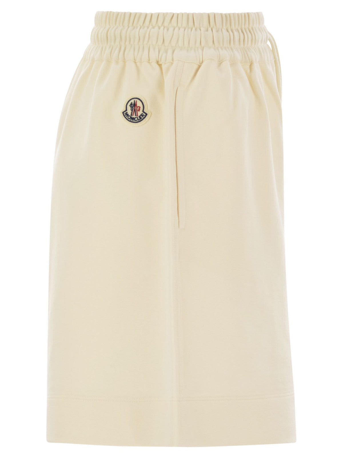 Moncler ロゴパッチ付きのモンクラーコットンショーツ - Image 4