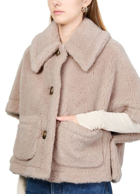 MAX MARA Newterzo Teddy cape - Image 4