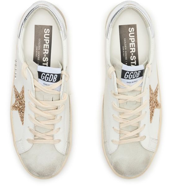 GOLDEN GOOSE Super-Star glitter sneakers - Image 4