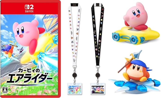 カービィのエアライダー -Switch2 ＋amiibo カービィ&ワープスター ＋amiibo バンダナワドルディ&ウィングスター（カービィのエアライダーシリーズ） & 【Amazon.co.jp限定】特典オリジナルネックストラップ(IDカードホルダー付き)