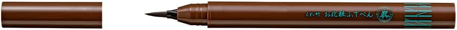Kuru Bamboo Makeup Pen for Eyes (Chestnut Bark Tea, Flat Brush)