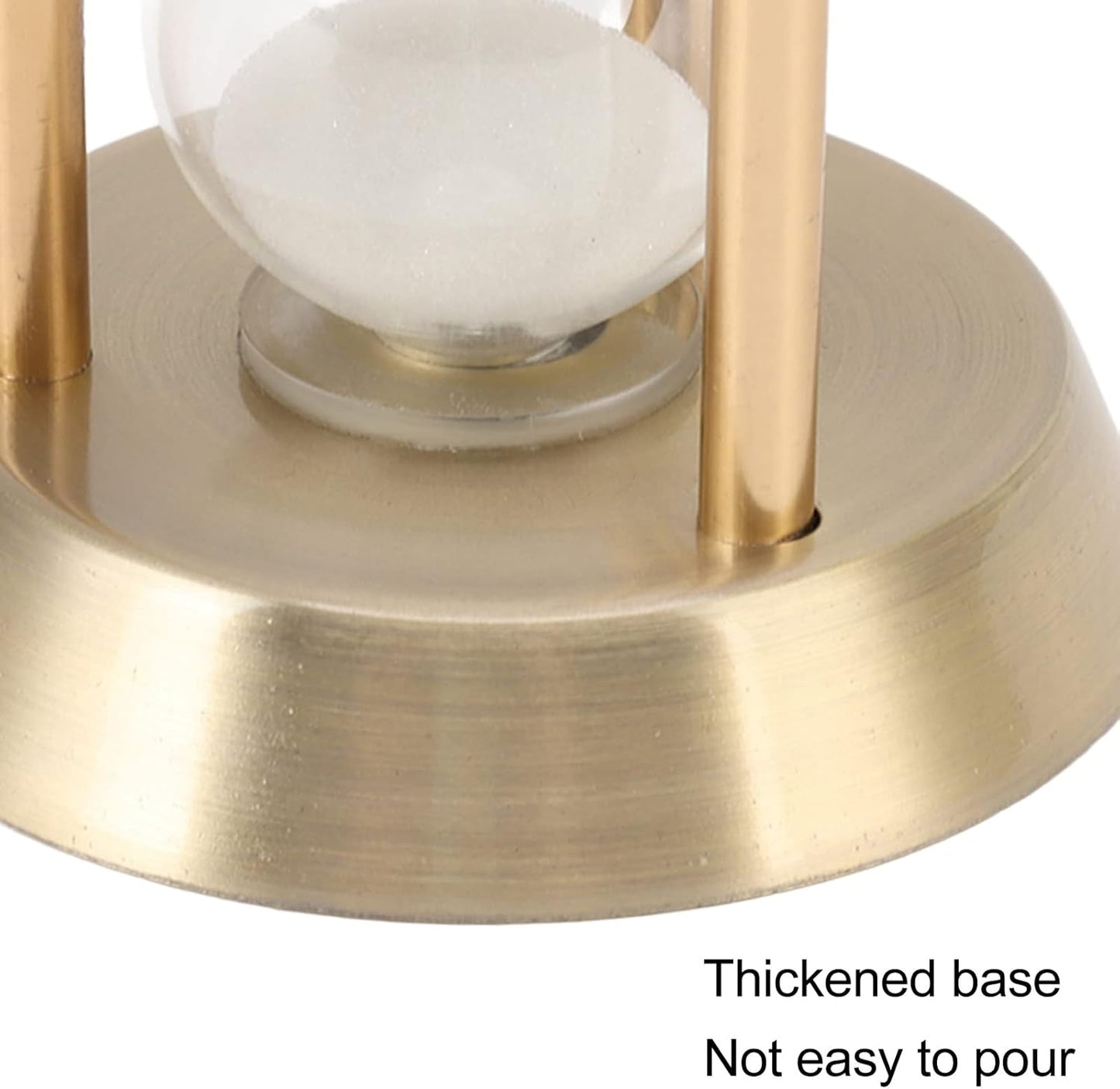 LckCryspho メタル砂時計 30分 – デコビンテージデザイン キッチンカウントダウン オフィス装飾 ヨガタイマー ゲーム用 (ブロンズミニ10分,ブロンズミニ10分)