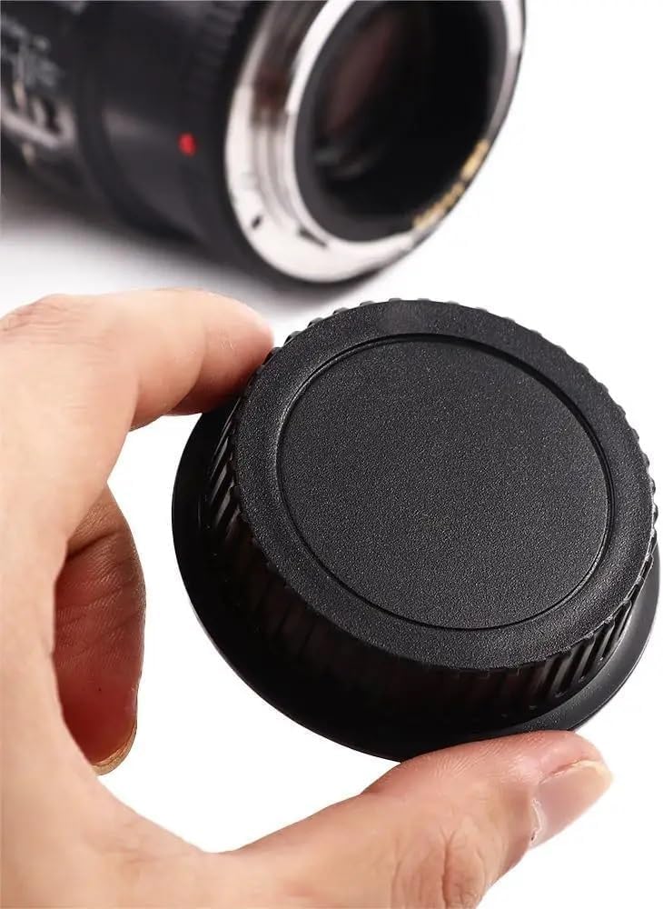 [Set of 3] Canon EF EF-S Mount, All Compatible, Rear Lens Cap + Camera Body Cap, Canon EF EF-S Compatible Mounts