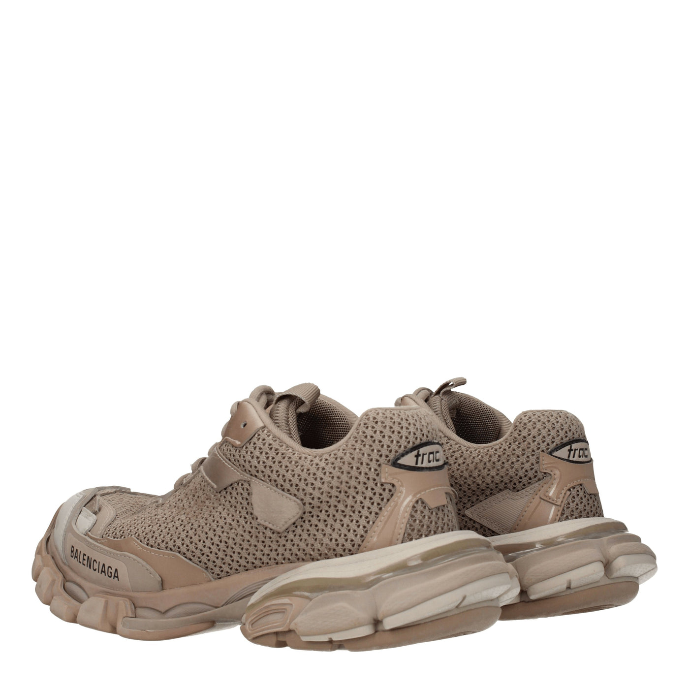 Balenciaga バレンシアガスニーカートラック3ウーマンファブリックベージュ/ダークベージュ - Image 4
