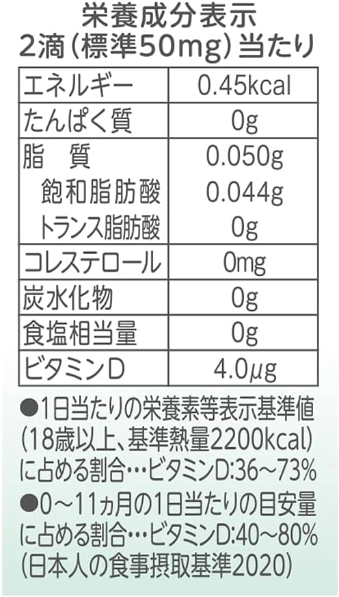 【栄養機能食品】Baby D（ベビーディー） 3.7g(約90滴分)【森下仁丹】0歳からのビタミンDサプリメント