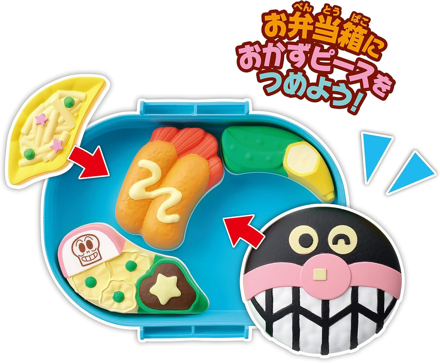 SEGA FAVE Anpanman Bento Puzzle, Baikinman's Shrimp Fry Bento