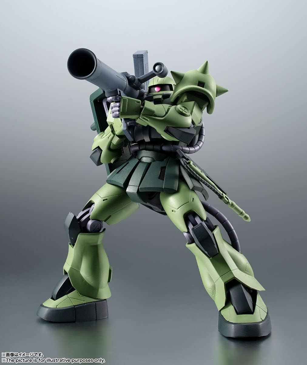 Robot Spirits BAS62984 Mobile Suit Gundam 08th MS Platoon [SIDE MS] MS-06JC Land Battle Type Zaku II JC Type Version A.N.I.M.E. Approx. 4.9 inches (125 mm), PVC & ABS Pre-painted Action Figure