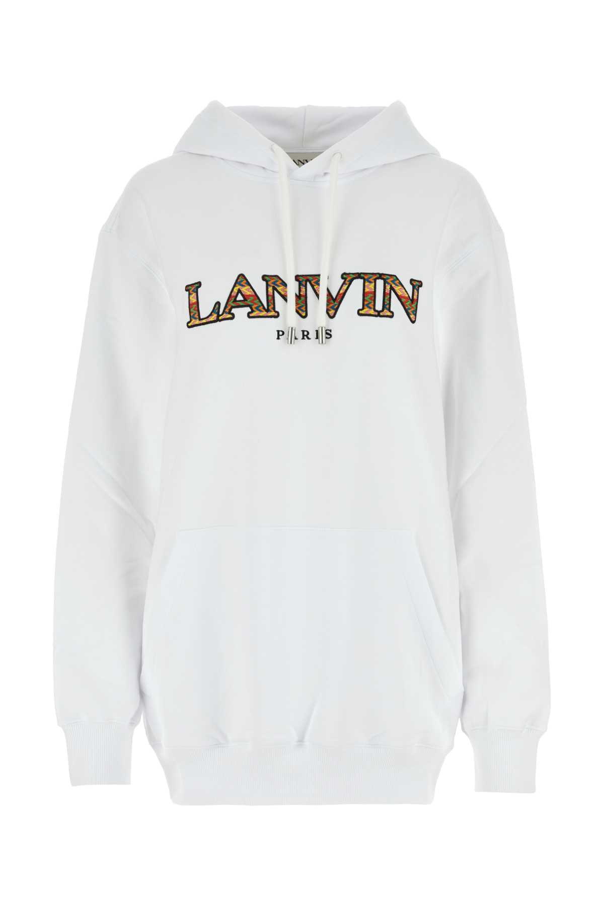Lanvin ランバンホワイトコットンスウェットシャツ - Image 4