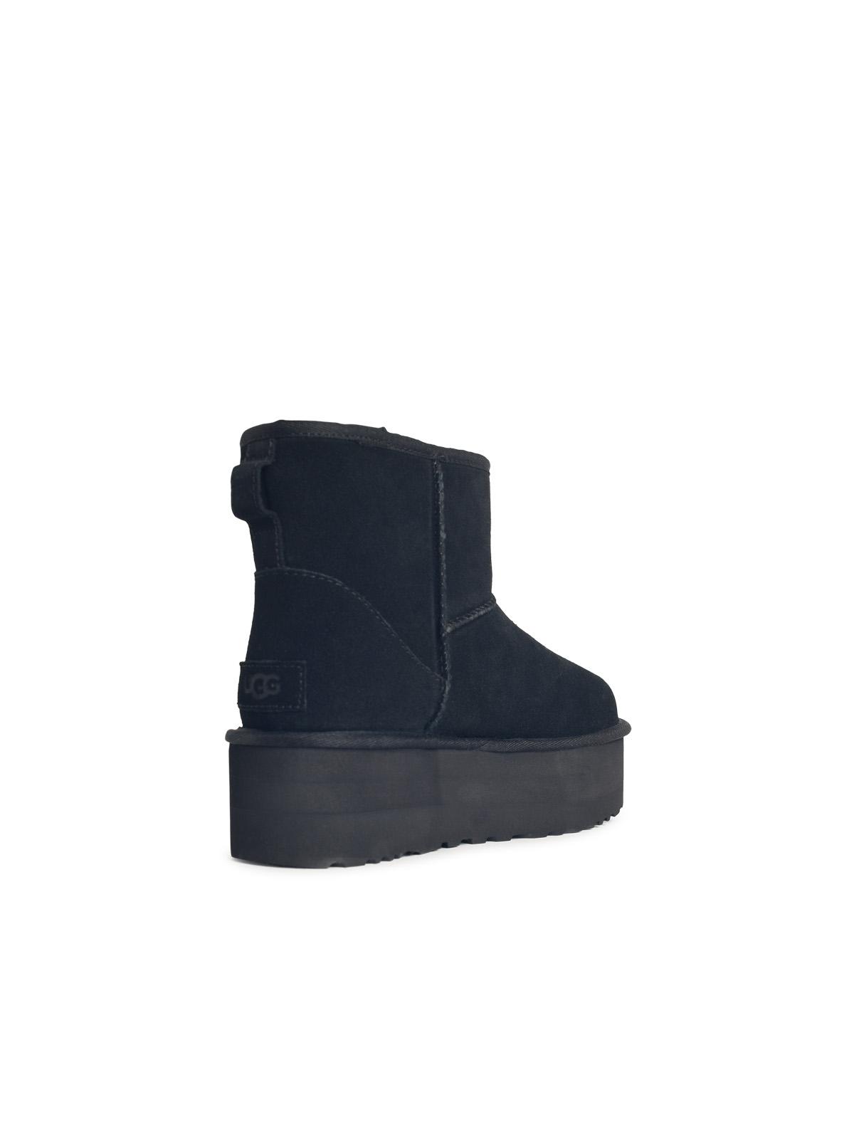 Ugg Ugg 'クラシックミニプラットフォーム'ブラックスエードブーツ - Image 4