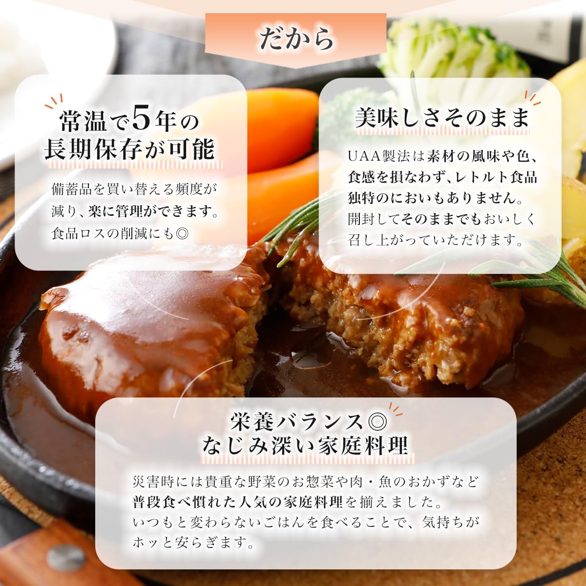 Anshin Ichiban Emergency Food Set, 5 Years Storage, Delicious Disaster Preparedness Food, 6 Types of Side Dishes x 2 Each, Complete Set with Shelf Life Control Sheet