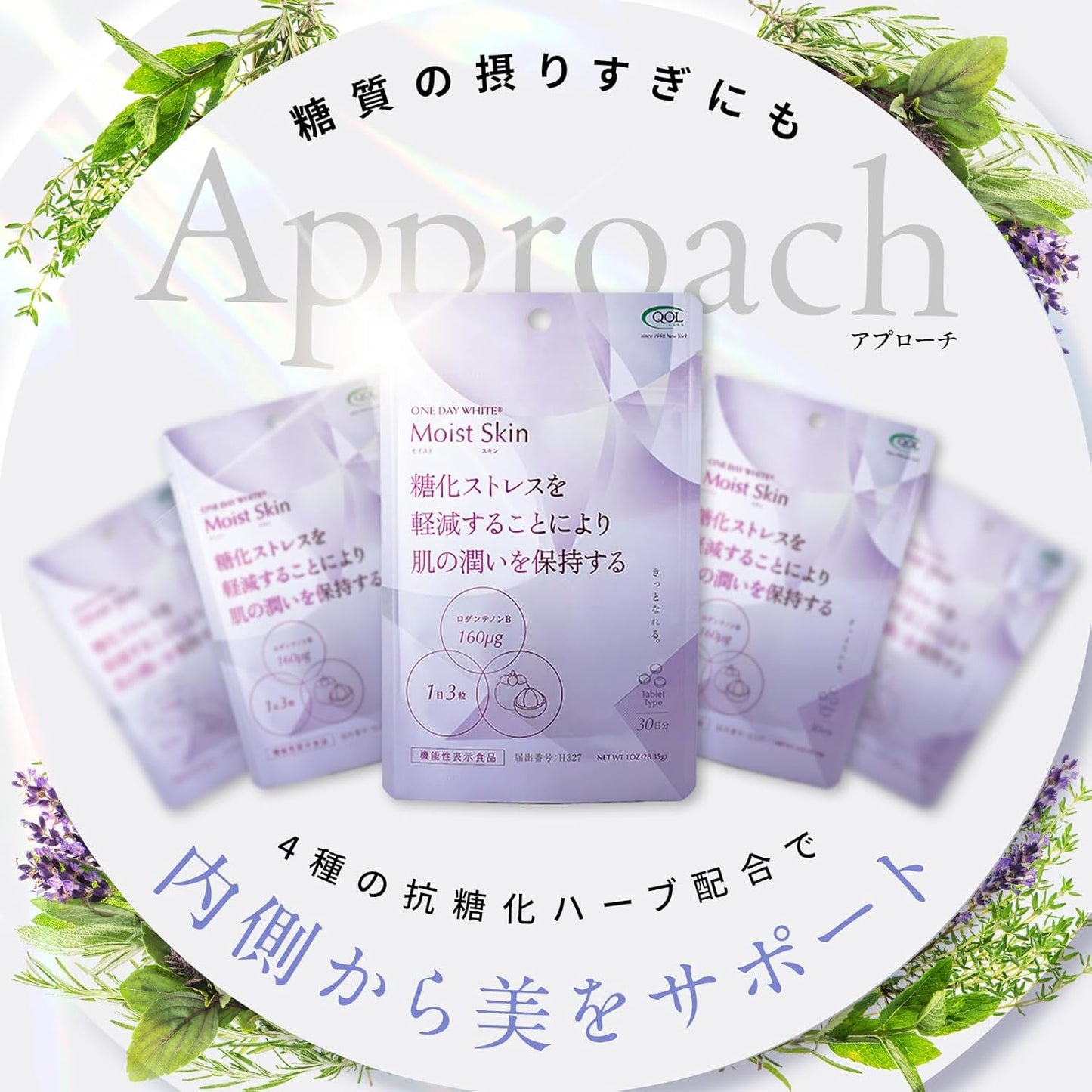 Moist Skin Foods with Functional Display, Moisturizing, Saccharification Care, Rodanthenon B, Saccharification Protection, Saccharification Stress, Mangosteen