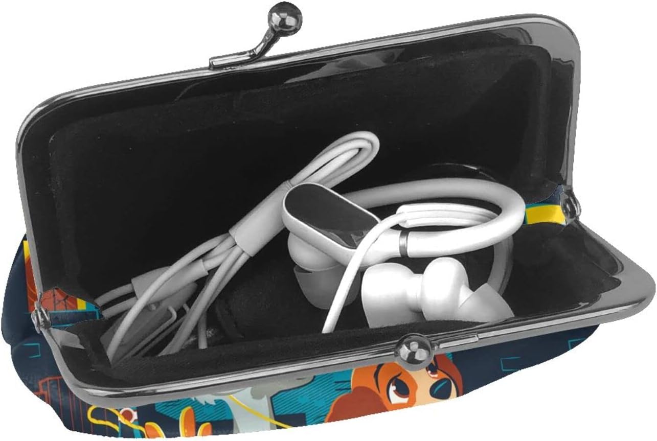 The Lady and the Tramp Monogatari (1) Anime Coin Purse Purse Leather Cute Mini Wallet Fashionable Coin Purse Mini Wallet Small Purse Round Coin Purse, Popular, Moe Goods, Birthday Gift, colorful