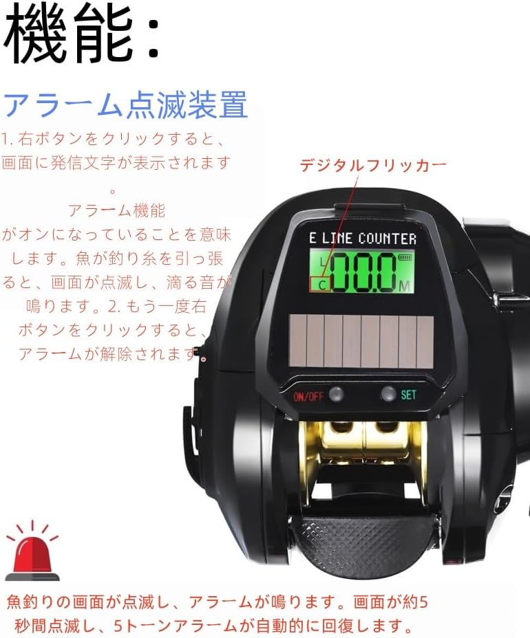 電動スピニングリール｜USB充電式＆長時間駆動｜滑らかな巻き心地＆最大ドラグ力10kg｜高精度7.2:1ギア比でパワフルかつ軽量｜遠投・穴釣り・淡水・海釣り対応｜初心者から子供・大人まで使いやすい多用途モデル [並行輸入品]