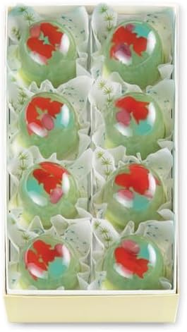 Soya Genkichihouan Goldfish, Set of 8 (Gift, Souvenir, Sweets, Jelly, Jelly)