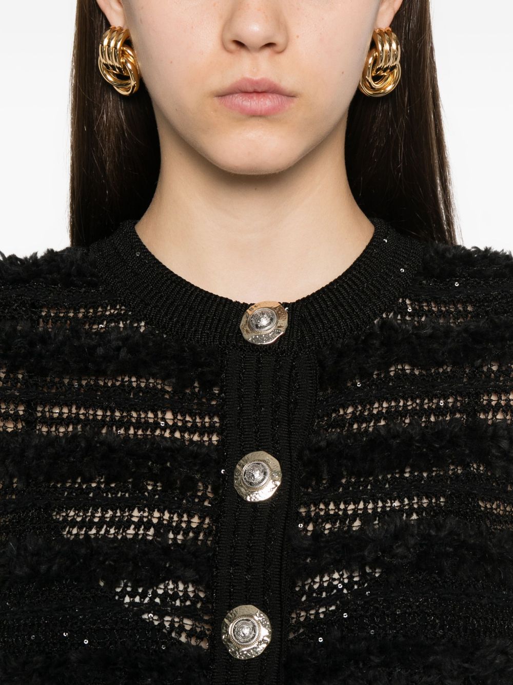Balmain バルメインツイードカーディガン - Image 4