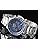 Seiko SSB163P1 Men's Blue Chronograph 328.4 ft (100 m) Waterproof Watch with Manufacturer's Genuine Box, Bracelet Type
