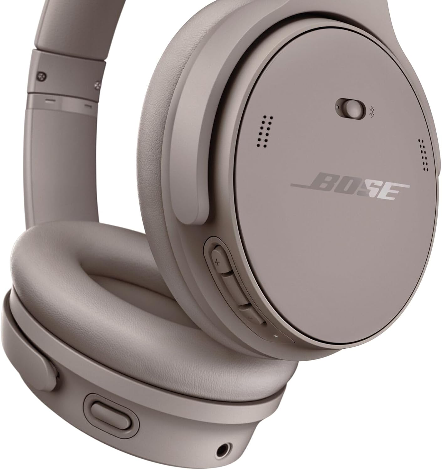 Bose QuietComfort Headphones LE Fully Wireless Headphones, Noise Cancelling, Bluetooth Connectivity with Microphone, Up to 24 Hours Playtime, Fast Charging, Sandstone