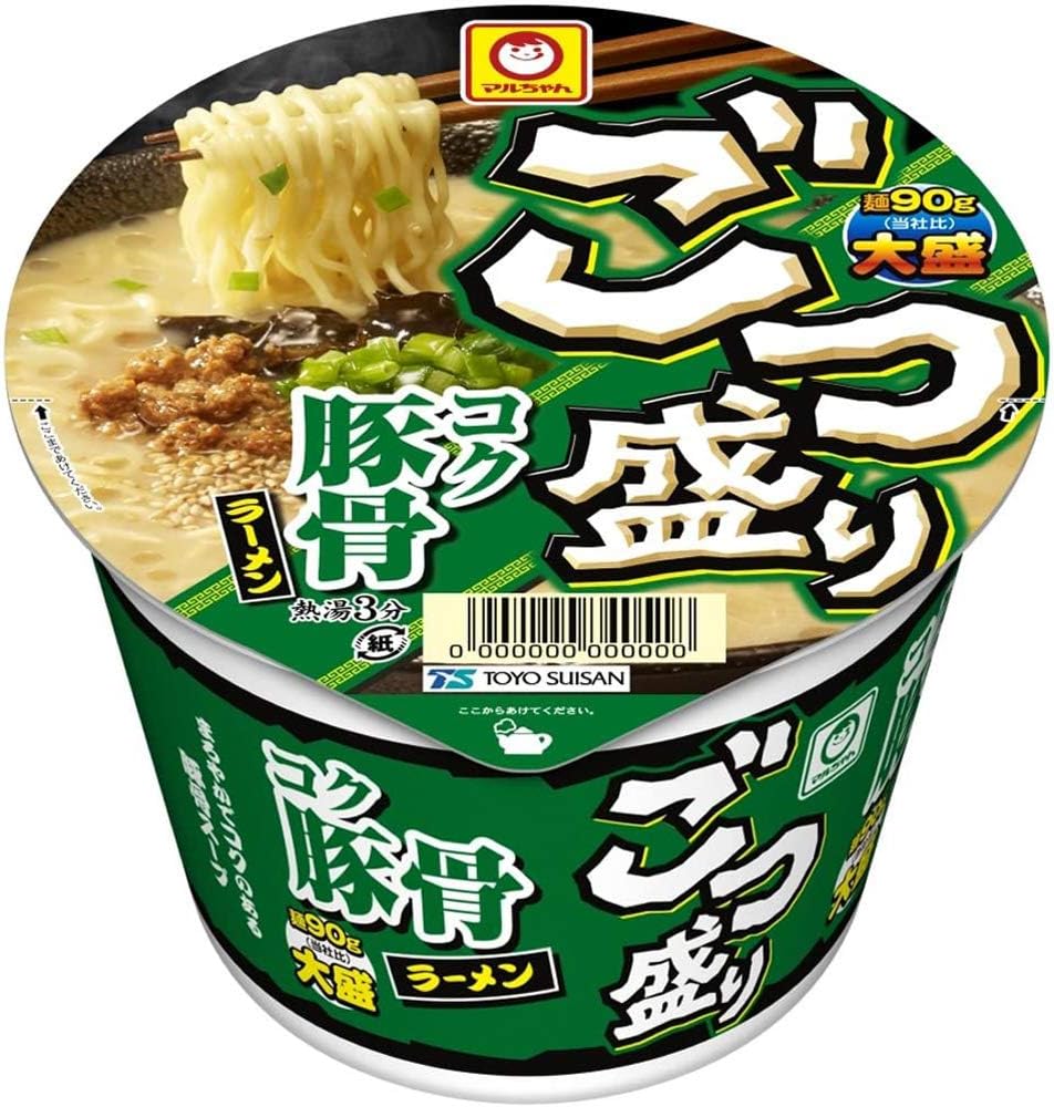 Maru-chan Gotsugari Cup Noodles, 6 Types x 2 Pieces, Set of 12