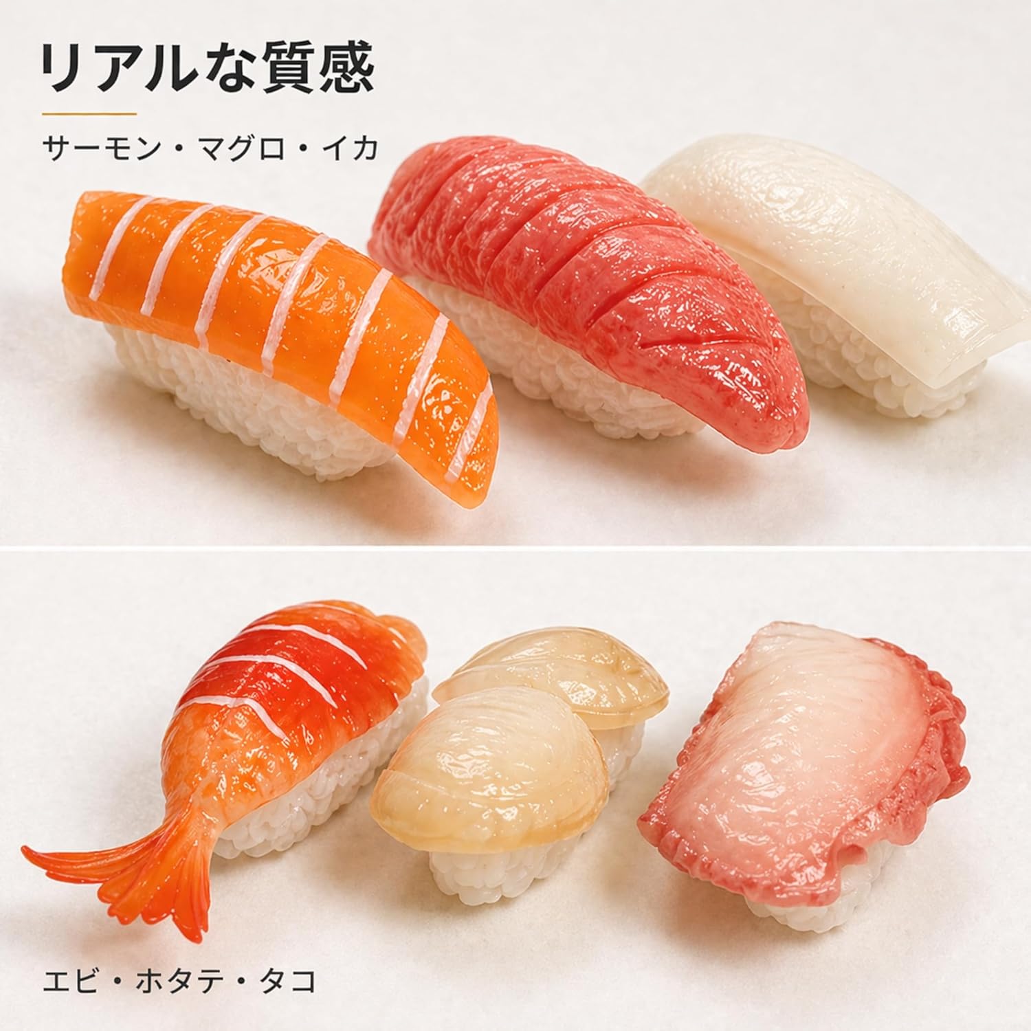 Food Sample Sushi 14 Pieces Set Model Object Display Interior Decor Miniature Decoration Al Faux Food Assorted Food