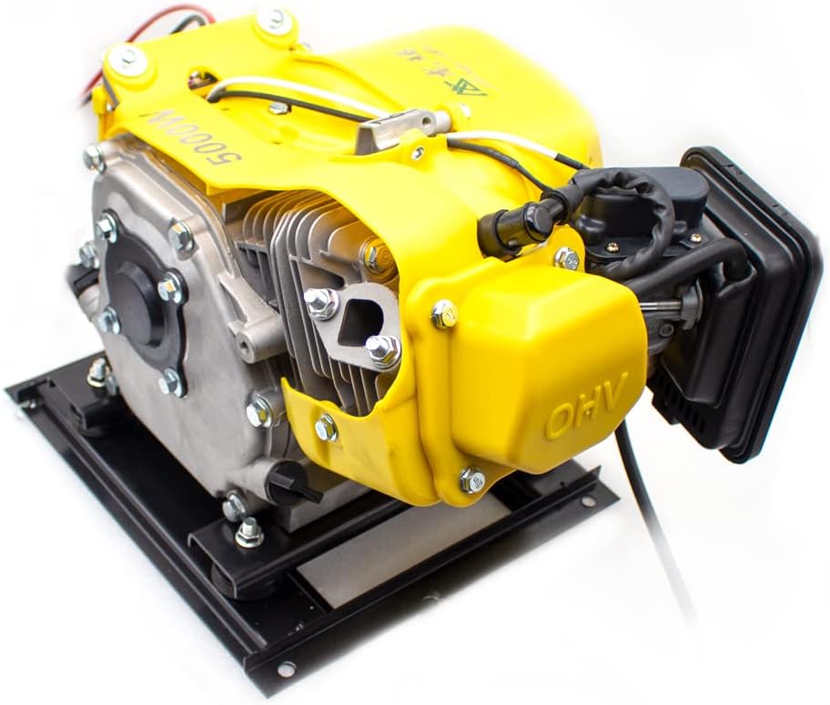 5KW Electric Vehicle Gasoline Generator Range Extender Electric Start Auto Frequency Conversion Electric Tricycle Generator (Split Fuel Tank 48V)