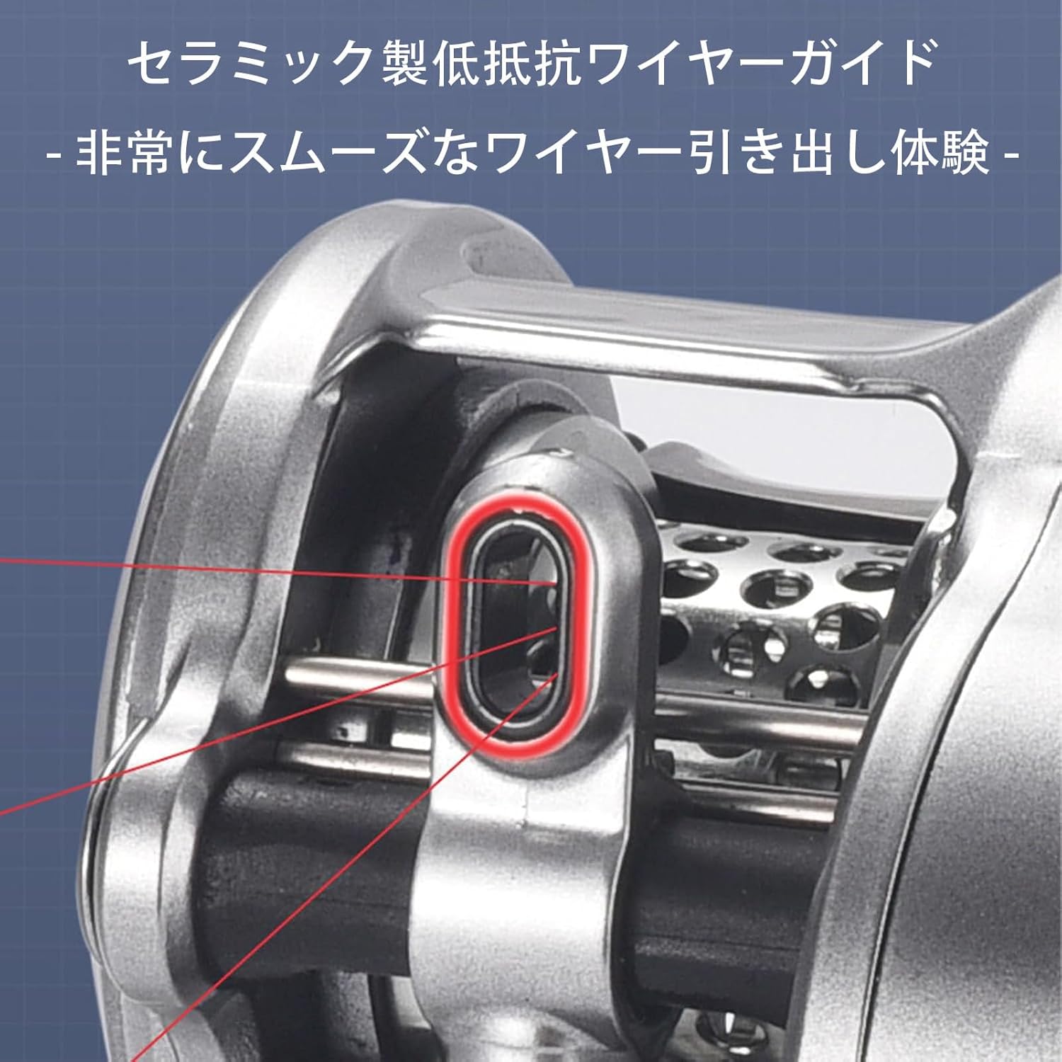 Left winding reel 4.2 oz (118 g) ultra-light with built-in magnetic beads 0.2 oz (5 g) lightweight spool for comfortable casting and unload alarm micro drum wheels