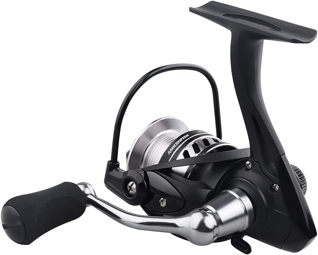 Ashconfish スピニングリール グラファイトボディ 7+1BB ステンレス アッシュコンフィッシュ ギア比5.0:1 海水 淡水 両用 超軽量 (AF/CF/KF/BF)