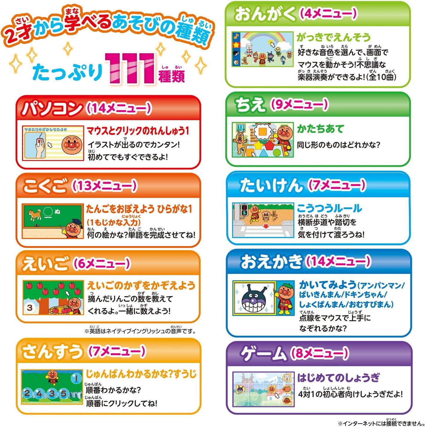 Bandai (Bandai) Key-Tata-Tata♪ Play and Learn! First Anpanman Computer for Ages 2 and Up