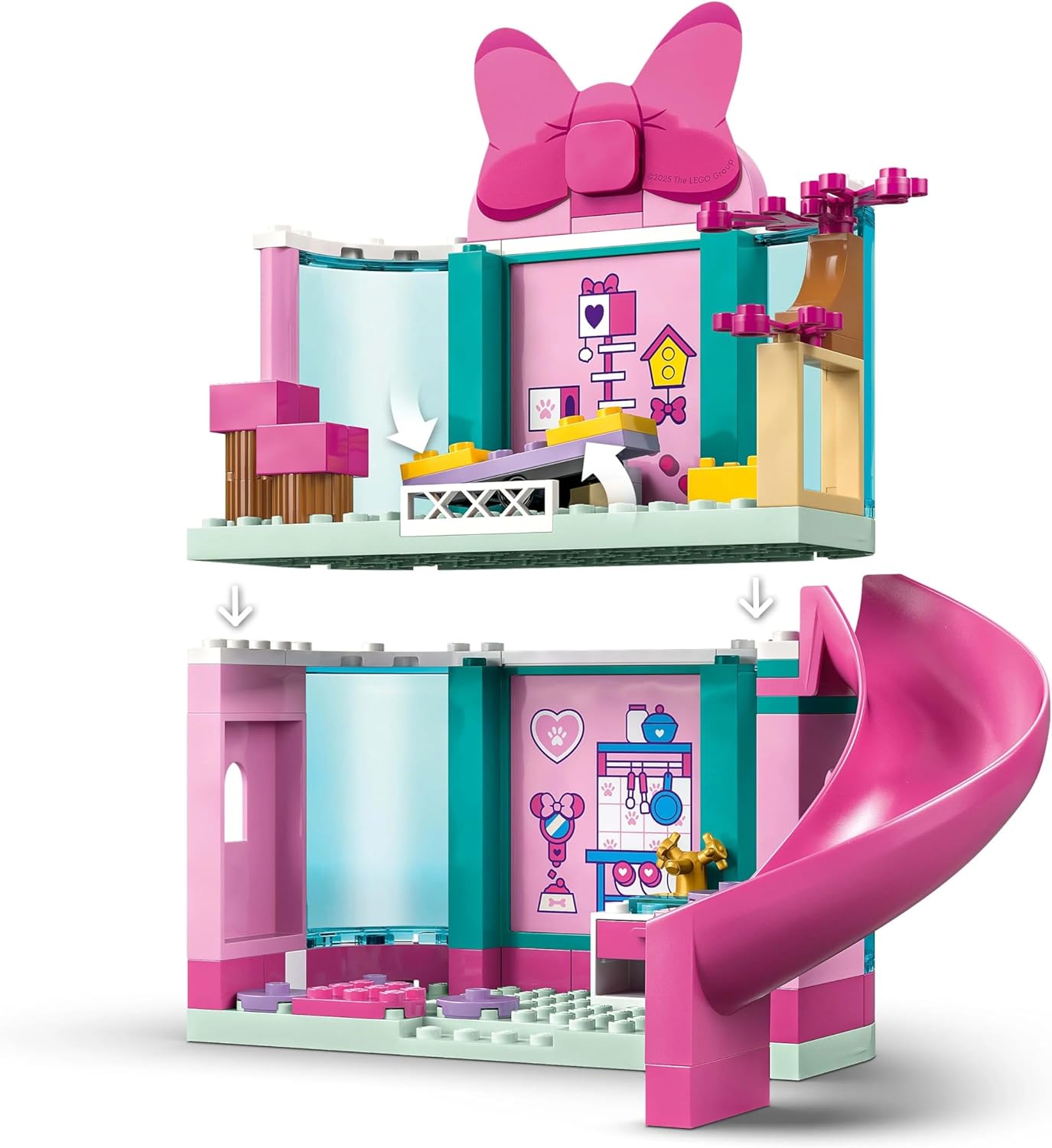 LEGO Disney 43274 Minnie Pet Hotel Toy Toy Birthday Present Blocks Educational Boys Girls Children 4 Years 5 6 Years Old Animals Creatures Pretend Play Play Play
