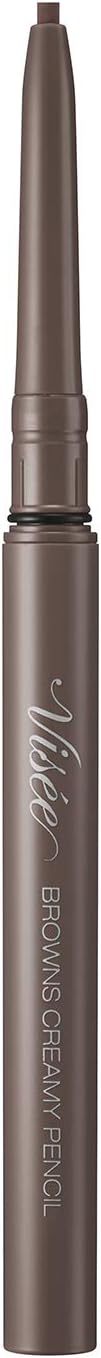 Visee Riche Browns Creamy Pencil Eyeliner Unscented BR303 Greige Brown 0.1g (x1)