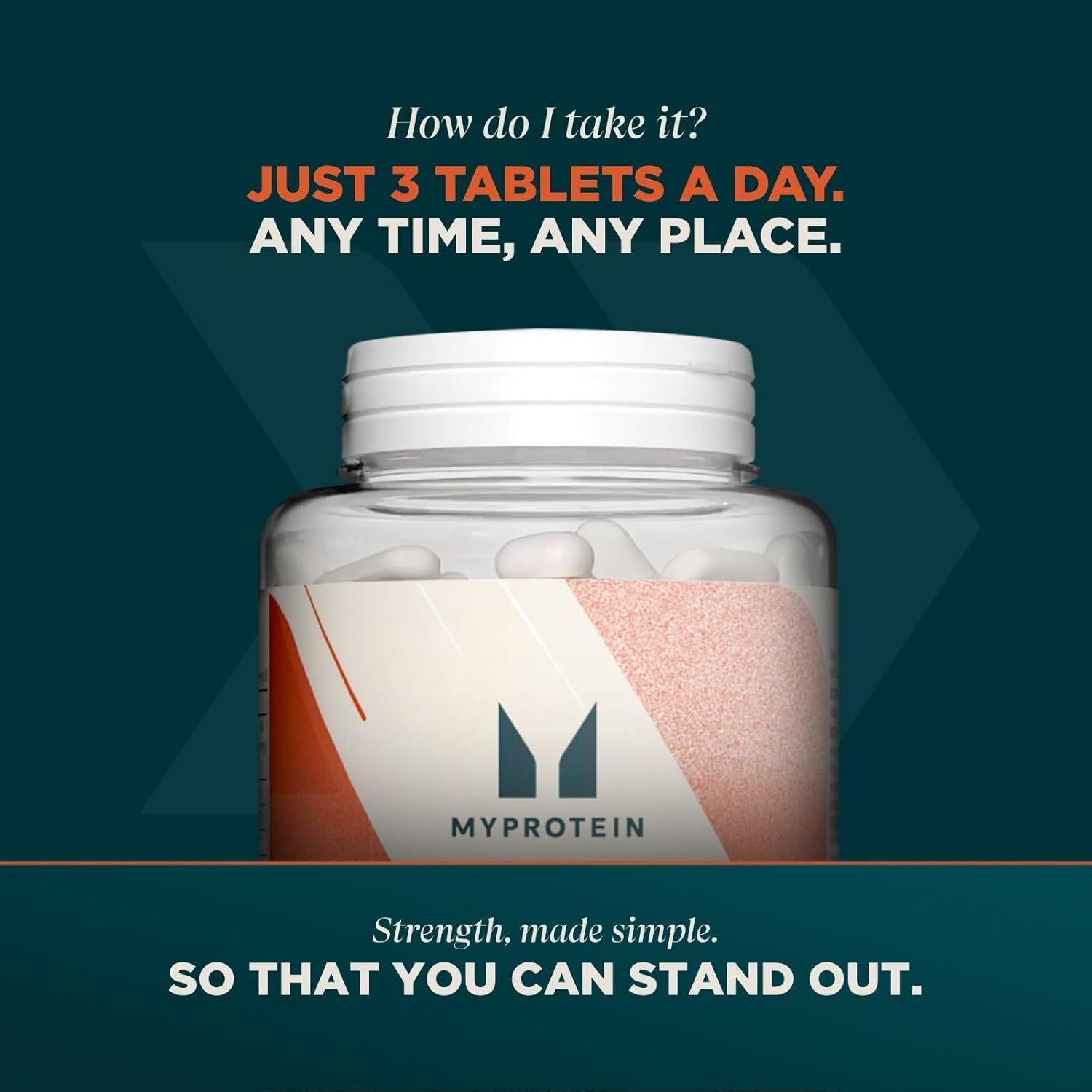 MyProtein Creatine Monohydrate Tablets [250 Tablets]