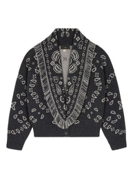 Alanui Icon Jacquard Cashmere Cardigan - Image 4