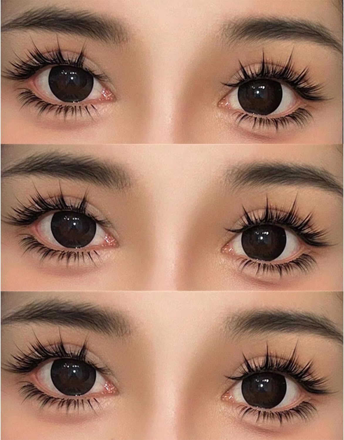 False Eyelashes, For Upper Eyelashes, 5 Pairs, Natural Black Natural Core, Soft Core, Ultra Lightweight, Soft, Handmade, Reusable, Thin Makeup, Daily Makeup