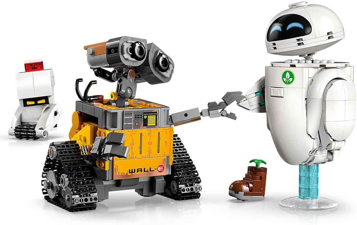 LEGO Disney & Pixar Wall-E & Eve Toy Building Block, Birthday Gift for Men and Women, Space Theme, Disney Merchandise, 43279