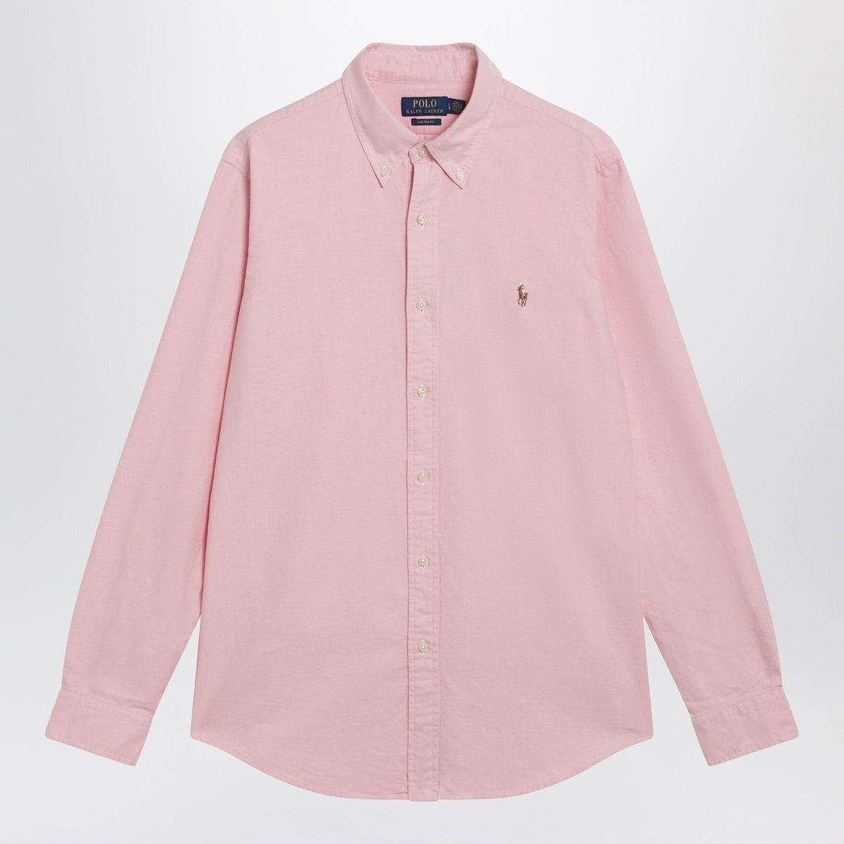 Polo ポロ ラルフローレン ピンク オックスフォード カスタム フィット シャツ - Image 4