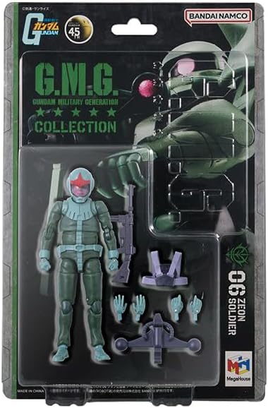 MegaHouse G.M.G. Collection 06 Mobile Suit Gundam Principality of Zeon Normal Suit Soldiers, Approx. 3.9 inches (100 mm), PVC Pre-painted Action Figure