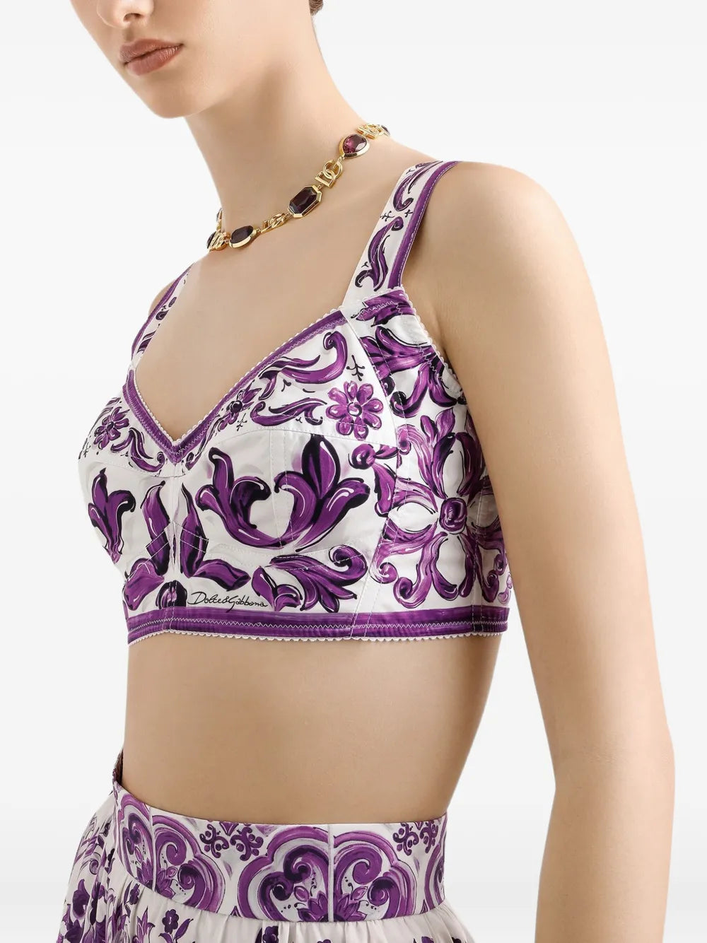 Dolce  Gabbana Dolce＆Gabbanaグラフィックプリントトップ - Image 4
