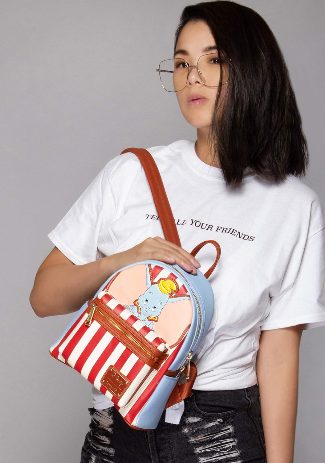 Loungefly Disney Dumbo Estrella del Espectáculo Mini Mochila