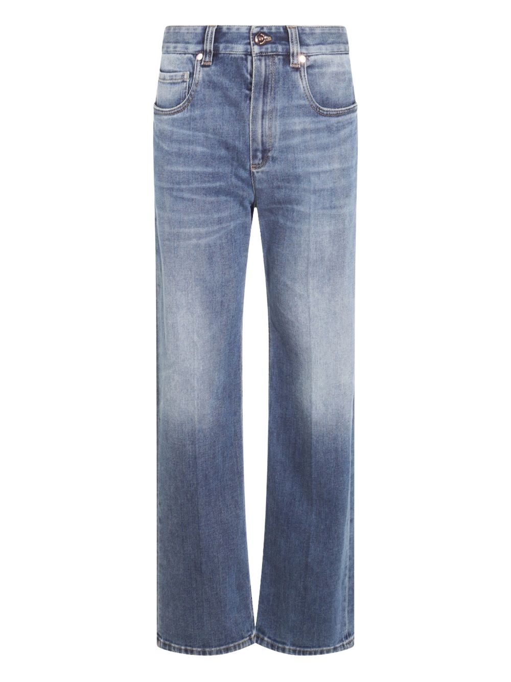 Brunello Cucinelli Denim Cotton Jeans - Image 4