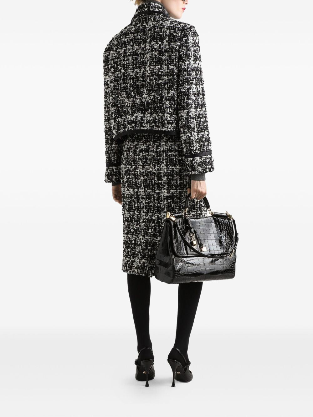 Dolce  Gabbana ドルチェ＆ガッバーナウールブレンドミディスカート - Image 4