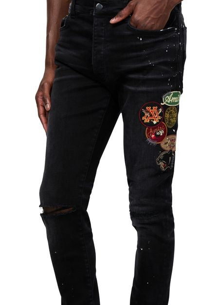 AMIRI ヴィンテージパッチ スキニージーンズ - Image 4