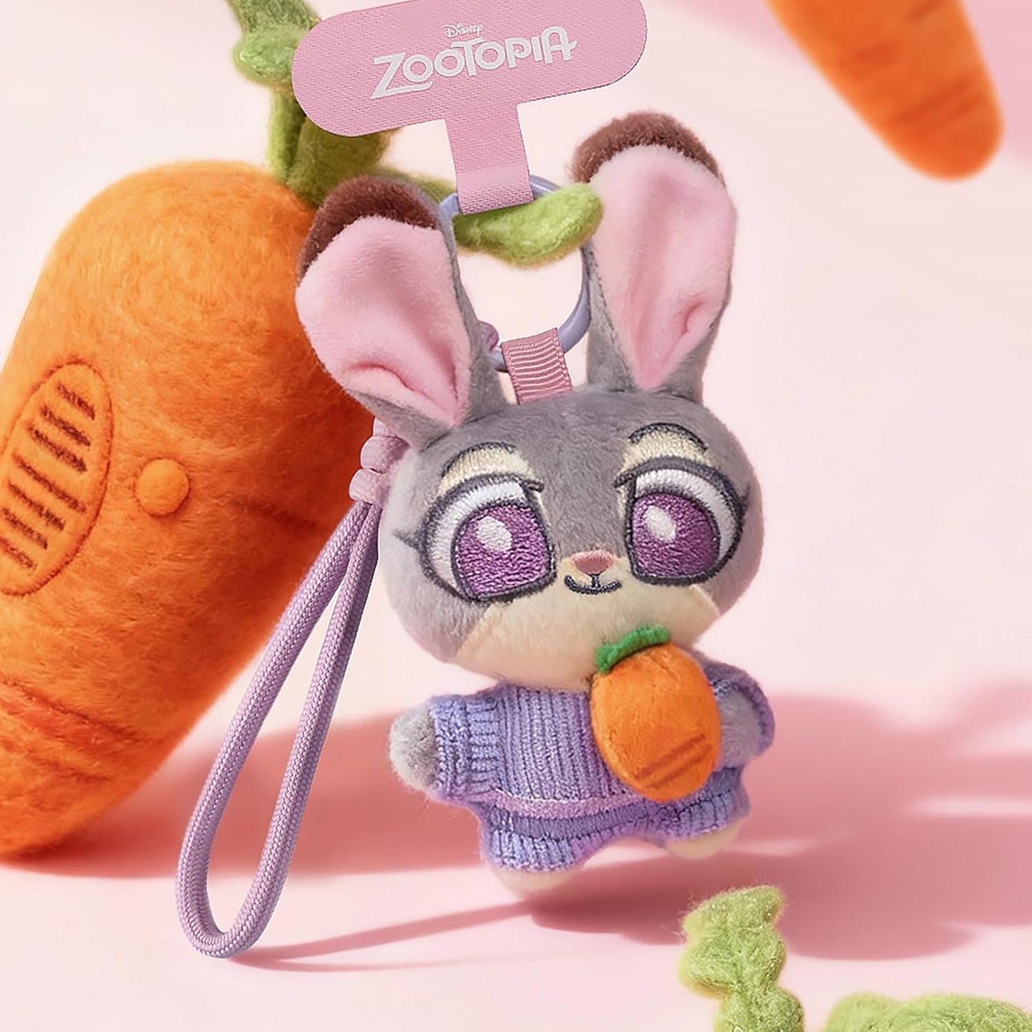 52TOYS BLINDBOX Zootopia Cute Crew "Zootopia Friends" Series Plush Blind Box Figure Gacha Gacha Collection Toy Pre-painted Perfect for Collectors, Birthday, and Christmas Gifts (One Piece)