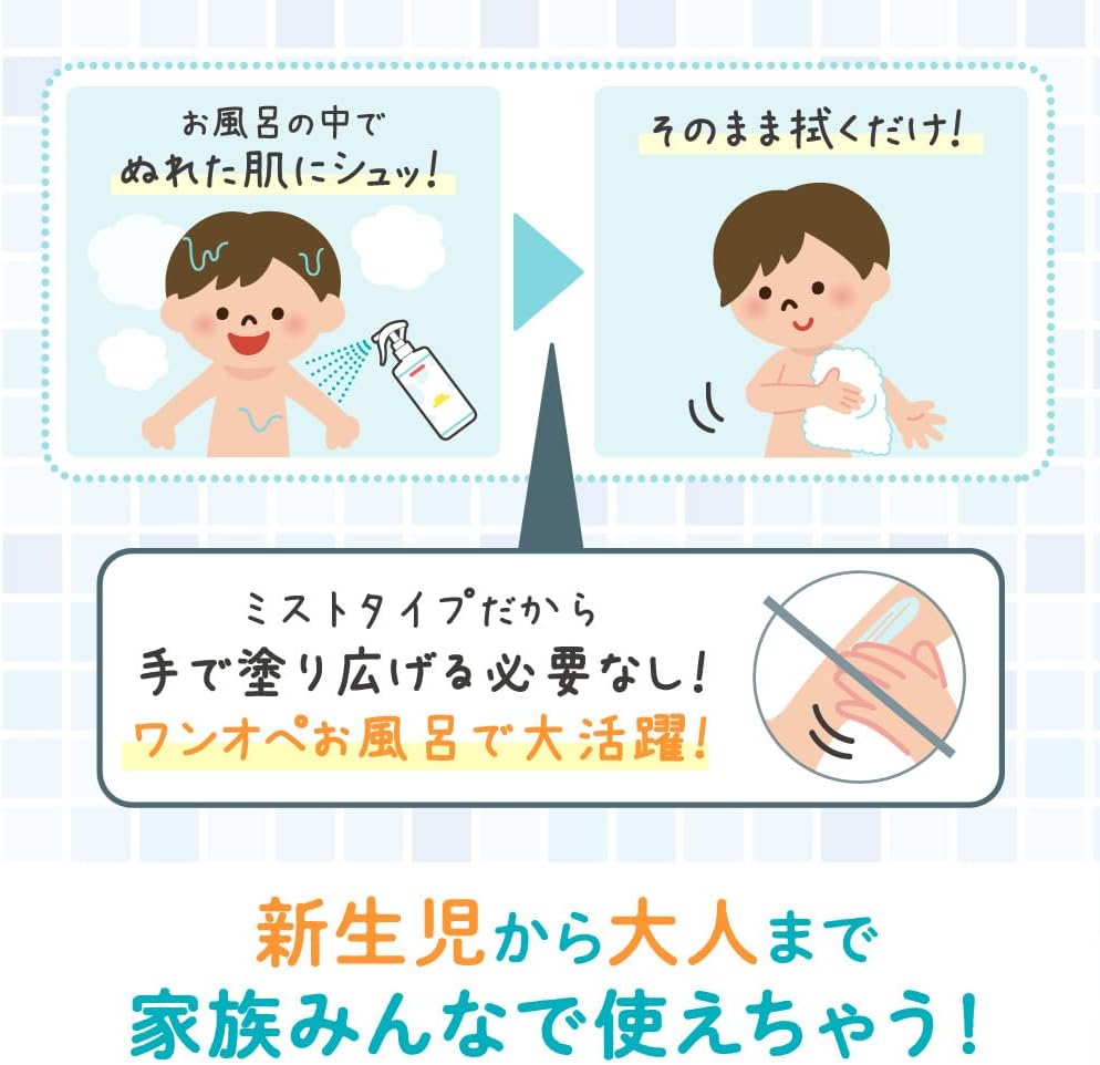 Pigeon Moisturizing Mist Milky Lotion, 10.1 fl oz (300 ml)