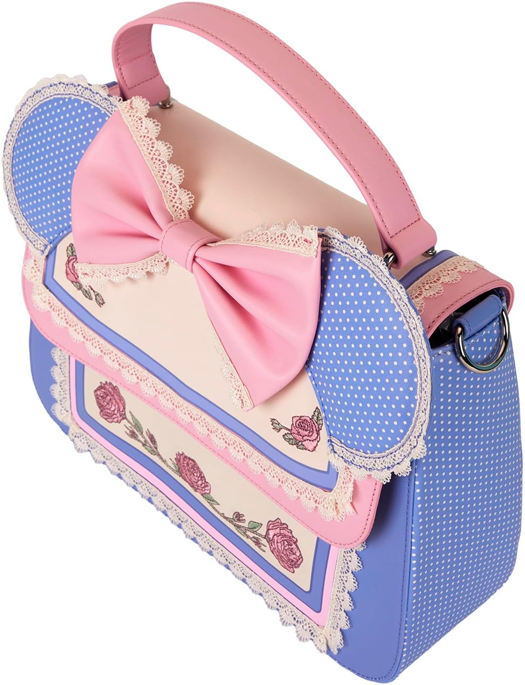 Loungefly Disney Minnie Floral Lace Ears Shoulder Bag